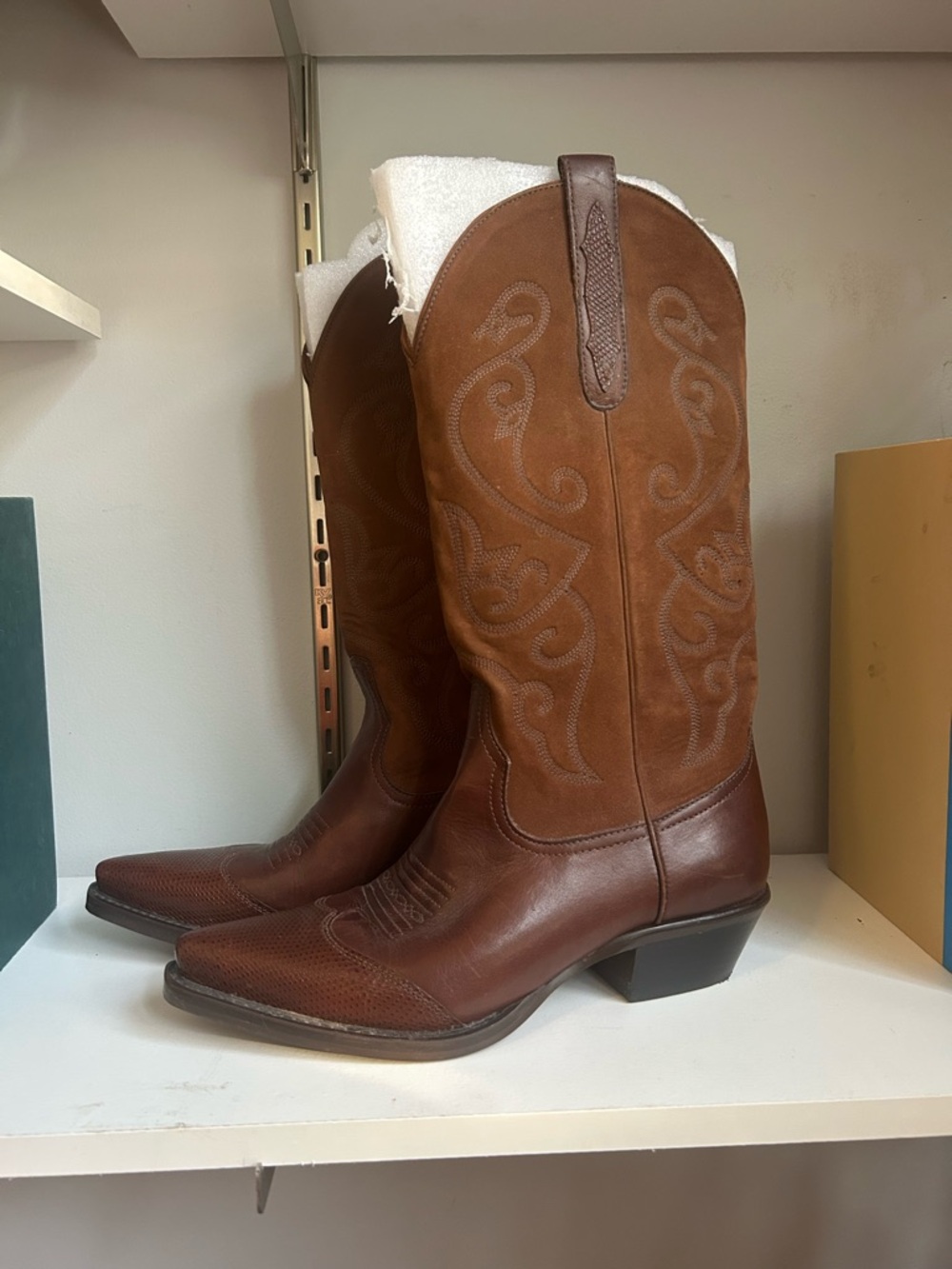 Brown Western Cowboy Boots